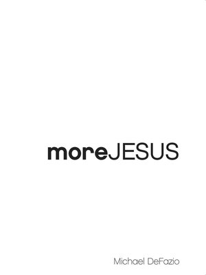 cover image of moreJesus